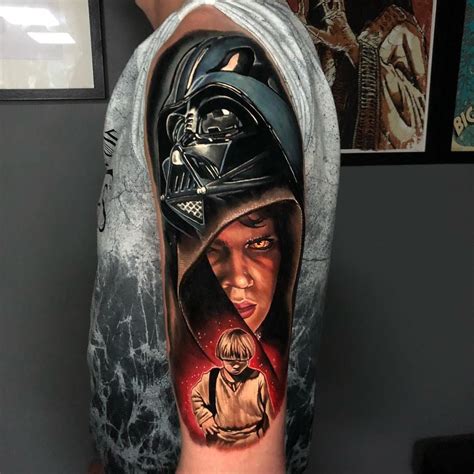 darth vader tattoo ideas|star wars forearm tattoos.